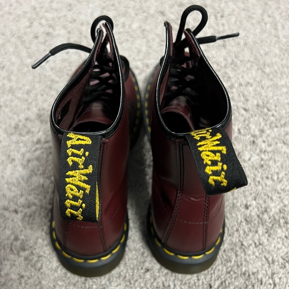 Dr. Marten’s 1460 Cherry Red Smooth Leather Boots - Picture 6 of 8